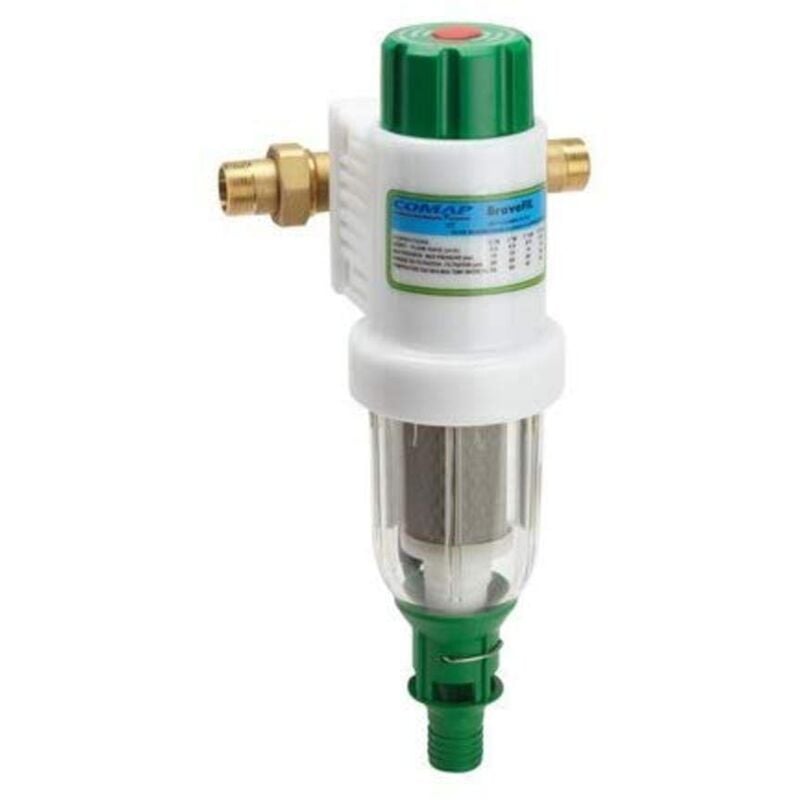 foto del prodotto comap 522526 bravofil filtro anti sedimenti autopulente 1 bianco trasparente