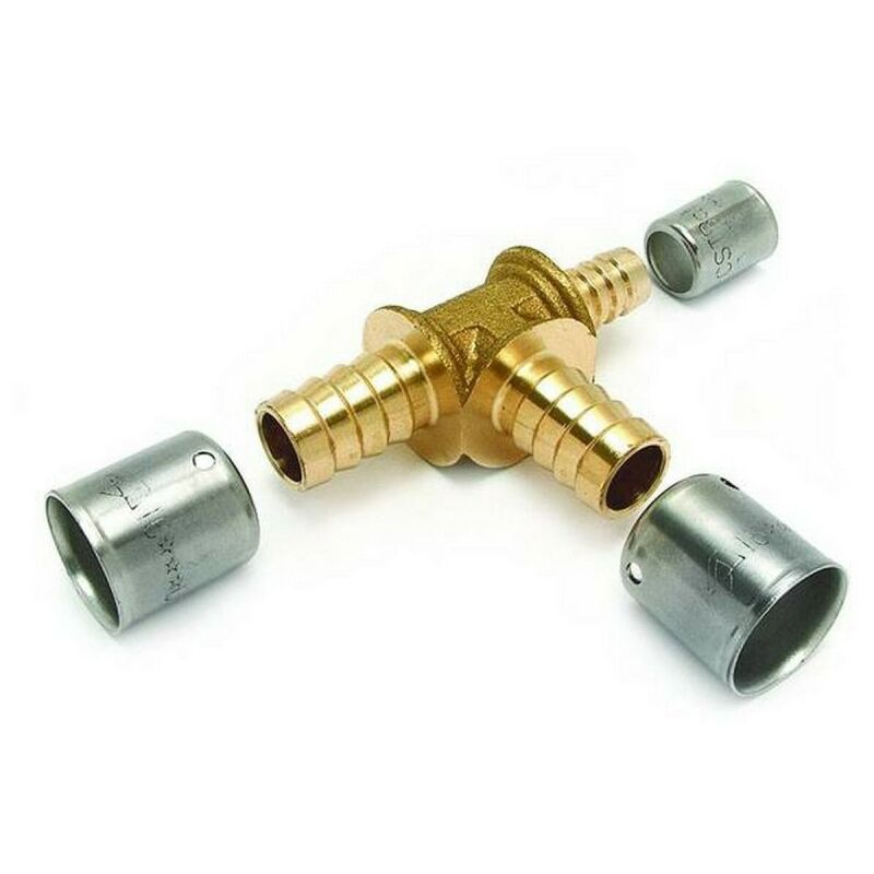 foto del prodotto comap 7130303010 tee ridotto x2 p7130r a crimpare 16 16 12