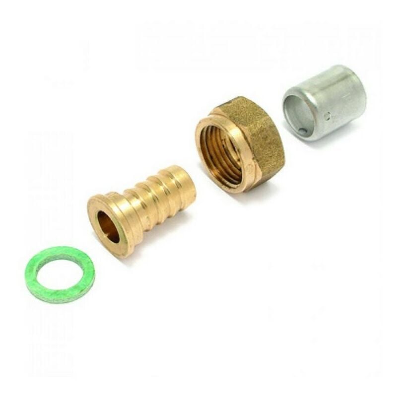 foto del prodotto comap p7359g sachet de 2 raccord droit a sertir ecrou libre per 20x1,9 1 2 gamme pexpress