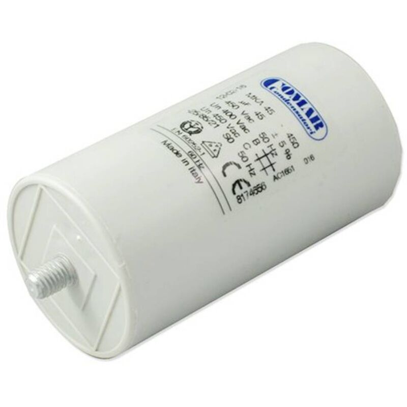 foto del prodotto comar 600031 1 pz. condensatore di funzionamento del motore 50 f 450 v ac 5 50 mm