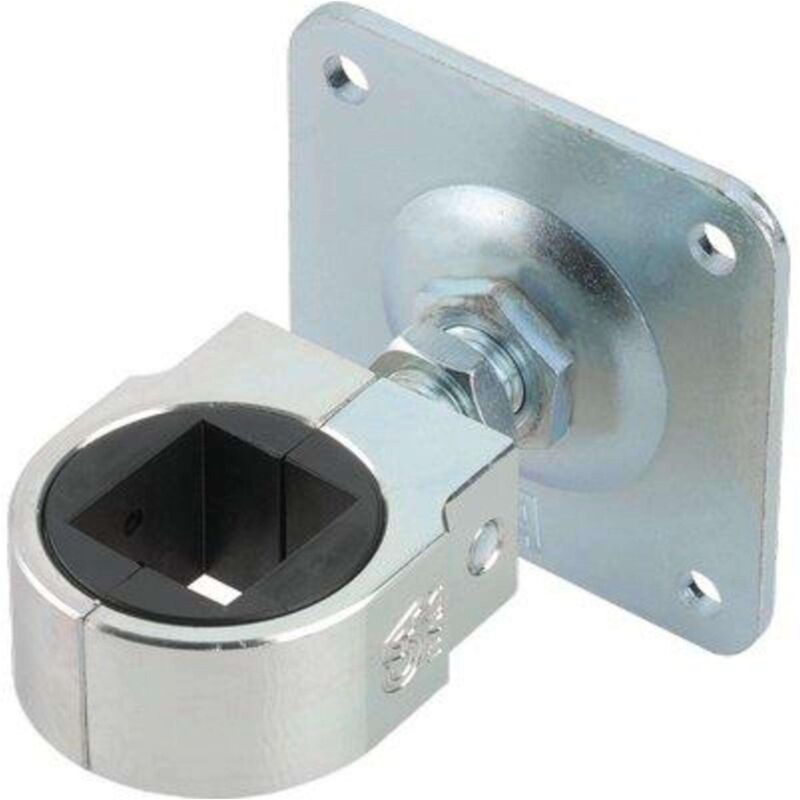 foto del prodotto combi arialdo cardine a saldare matrix piastra 848 combi zincato regolabile m22 x tubolare mm 35x35 1 pezzo