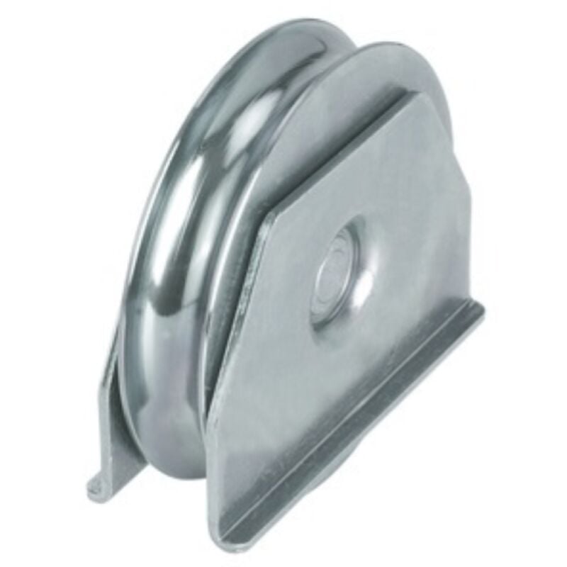 foto del prodotto combi arialdo ruota cancello cancelli supporto aperto 1 cuscinetto 100 mm gola tonda