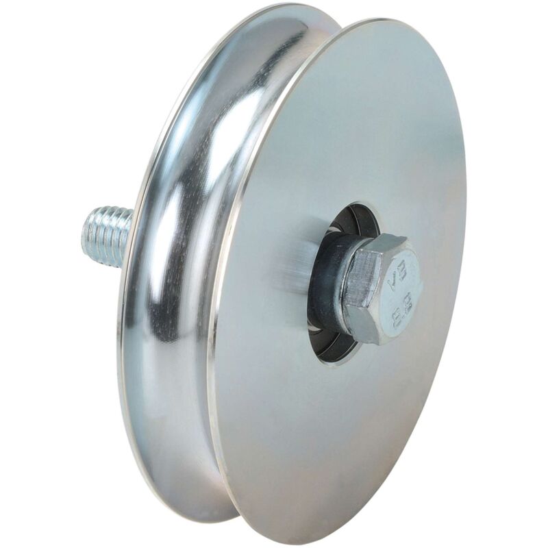 foto del prodotto combi arialdo ruota per cancello g. tonda 20 con bullone 1 cusc. mm.100 6 pz