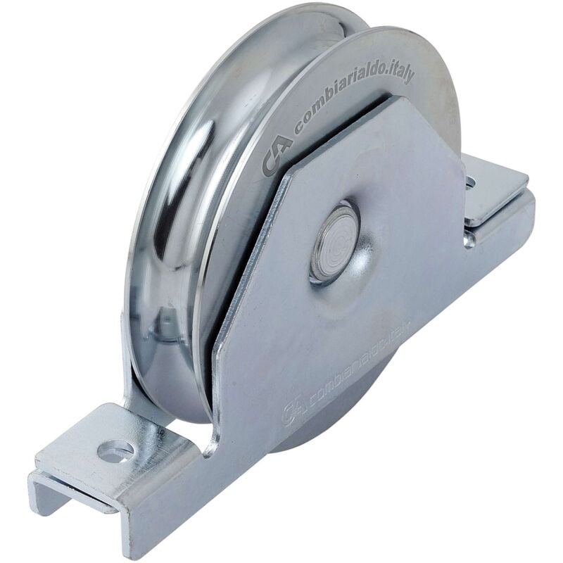 foto del prodotto combi arialdo ruote per cancelli gola tonda20 sup.ch. 1 cuscinetto mm.120 6 pz