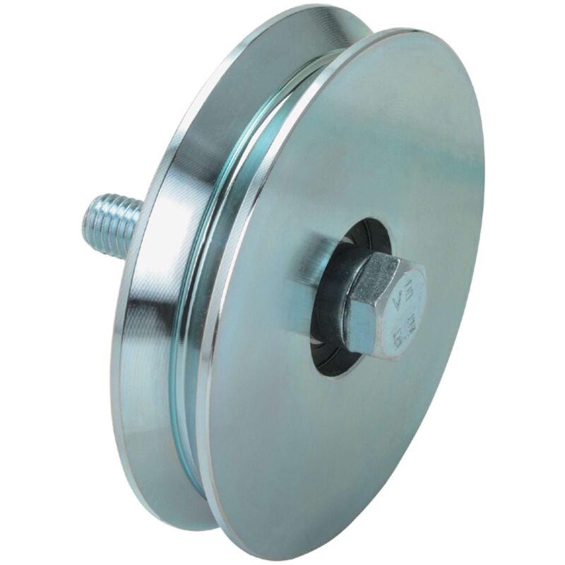 foto del prodotto combi arialdo ruote per cancelli gola y con bullone 1 cuscinetto mm.120 4 pz