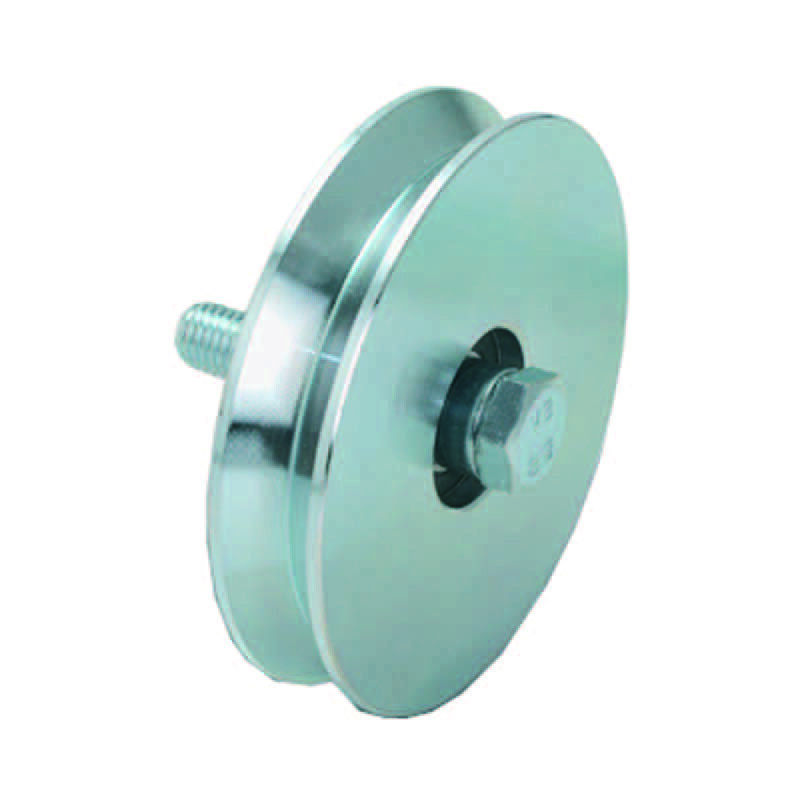 foto del prodotto combi ruota cancelli gola v 1 cuscinetto a sfera art.402 mm.60x17 portata kg.100 gola v 92 