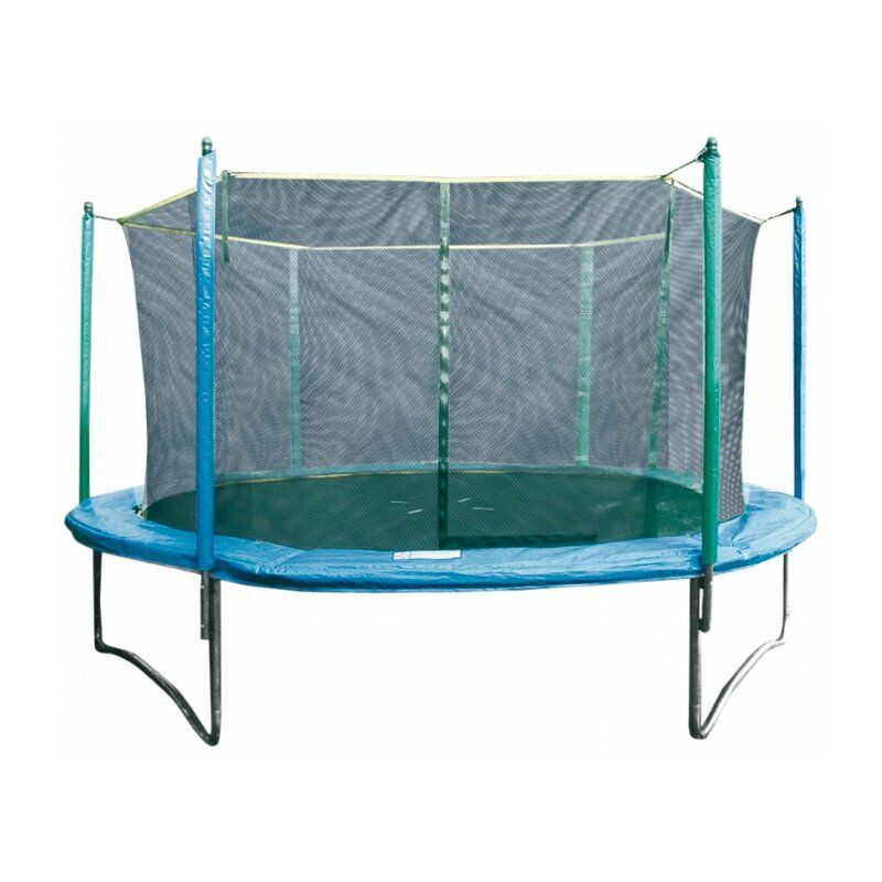 foto del prodotto combi xxl trampolino elastico per esterno 427 cm rete di protezione