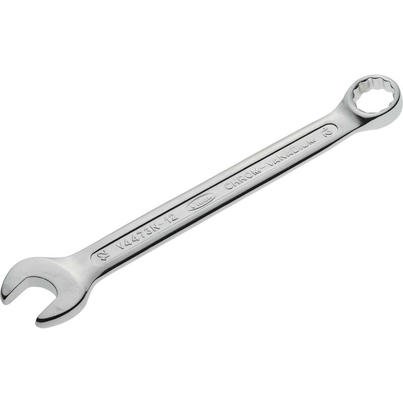foto del prodotto combination wrench v4473n 12 profilo esagonale esterno, profilo a doppio esagono esterno size 12 mm
