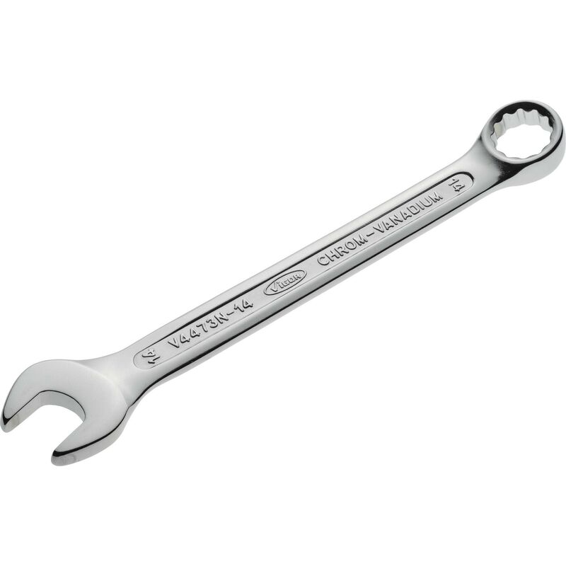 foto del prodotto combination wrench v4473n 14 profilo esagonale esterno, profilo a doppio esagono esterno size 14 mm