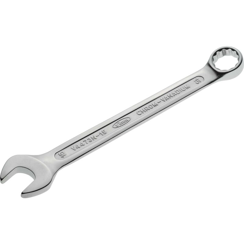 foto del prodotto combination wrench v4473n 15 profilo esagonale esterno, profilo a doppio esagono esterno size 15 mm
