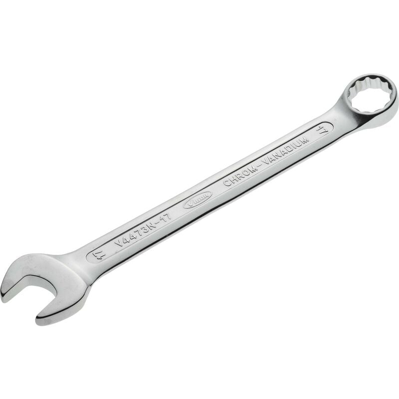 foto del prodotto combination wrench v4473n 17 profilo esagonale esterno, profilo a doppio esagono esterno size 17 mm