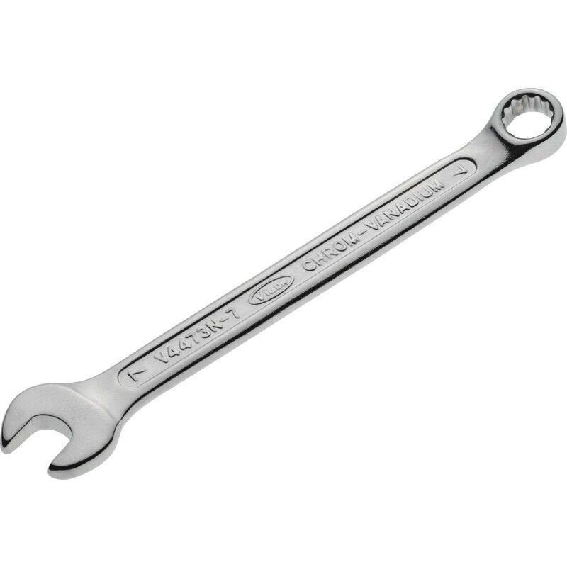 foto del prodotto combination wrench v4473n 7 profilo esagonale esterno, profilo a doppio esagono esterno size 7 mm