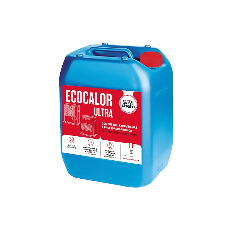 foto del prodotto combustibile liquido inodore savichem ecocalor ultra da 18lt per stufe a petrolio