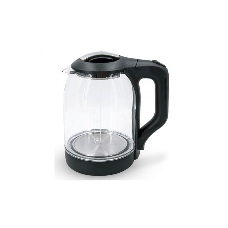 foto del prodotto comelec bollitore 1,8 l 1500w nero bianco acciaio inossidabile 1500 w 2200 w