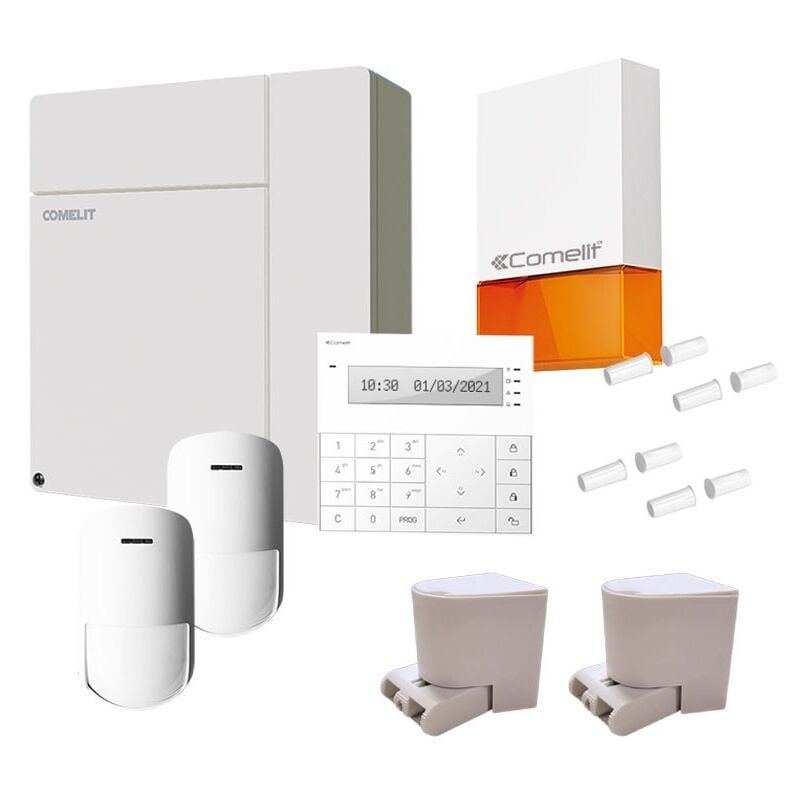 foto del prodotto comelit kit antifurto con centrale vedo34 kitvedo34kb