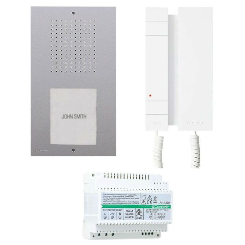 foto del prodotto comelit kit citofonico monofamiliare ciao mini 2 fili kca2061a