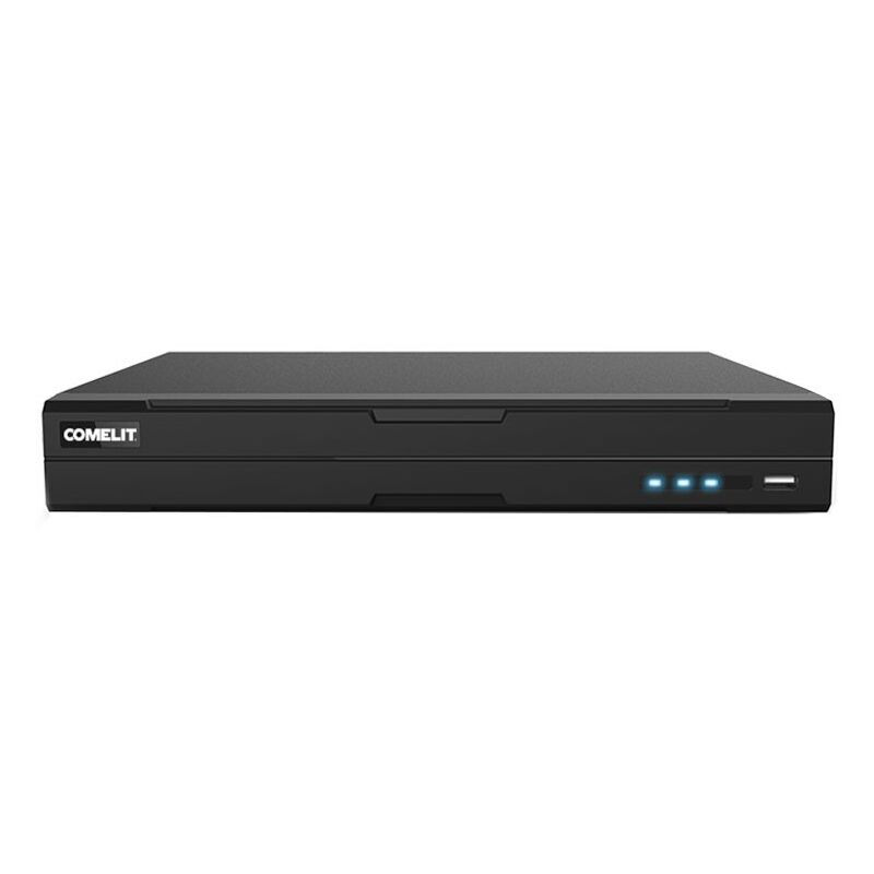 foto del prodotto comelit videoregistratore nvr 4k 8 canali poe 1tb nipnvr008a12pa