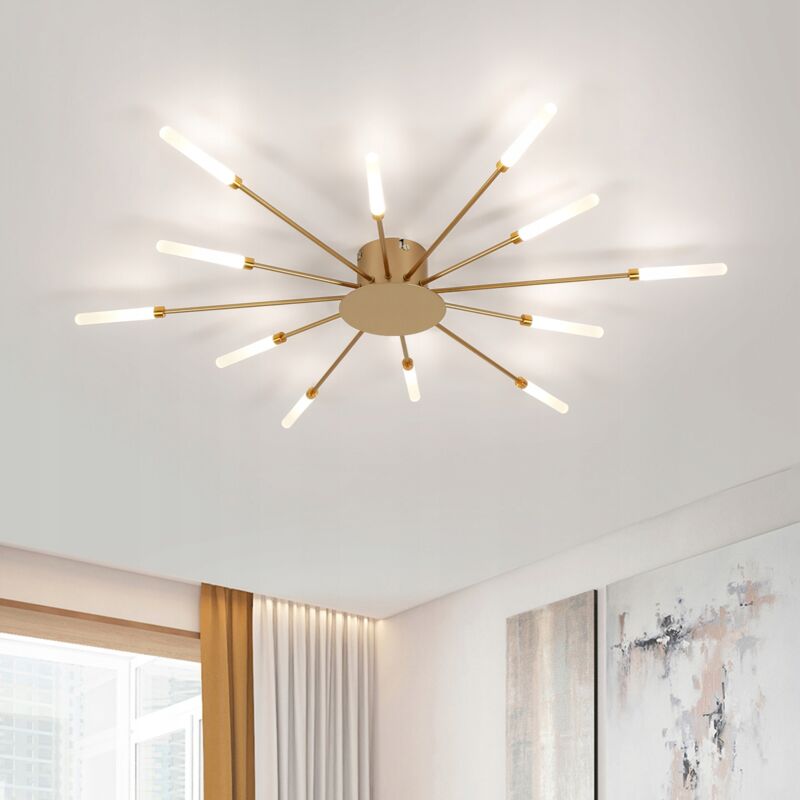 foto del prodotto comely 12w modern led led light light 12 heads semi antertated bilideliers lucing affermazione per il soggiorno camera da letto restauranti della