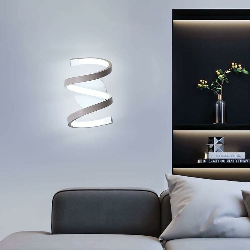 foto del prodotto comely applique a led, lampada da parete per interni 18w 2000lm, moderna lampada da parete per camera da letto, corridoio, ufficio, luce bianca