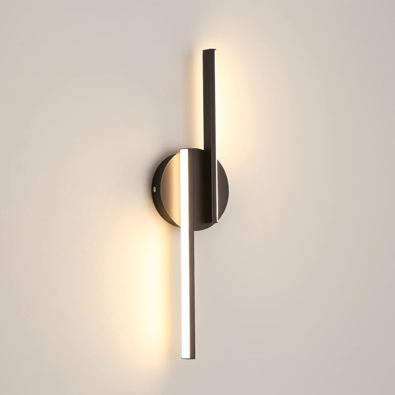 foto del prodotto comely applique a led per interni, moderna lampada da parete da 16 w, applique da parete in alluminio, luce calda 3000 k per soggiorno, corridoio,