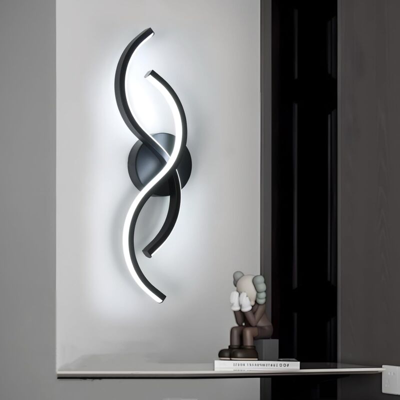 foto del prodotto comely applique da parete a led per interni, 15 w 1687 lm lampada da parete a led con design creativo per camera da letto, 41 cm lampada da parete