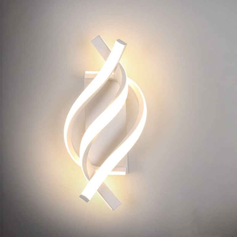 foto del prodotto comely applique da parete a led per interni, lampada da parete moderna da 22 w, lampada da parete in acrilico da 2500 lm per soggiorno, camera da