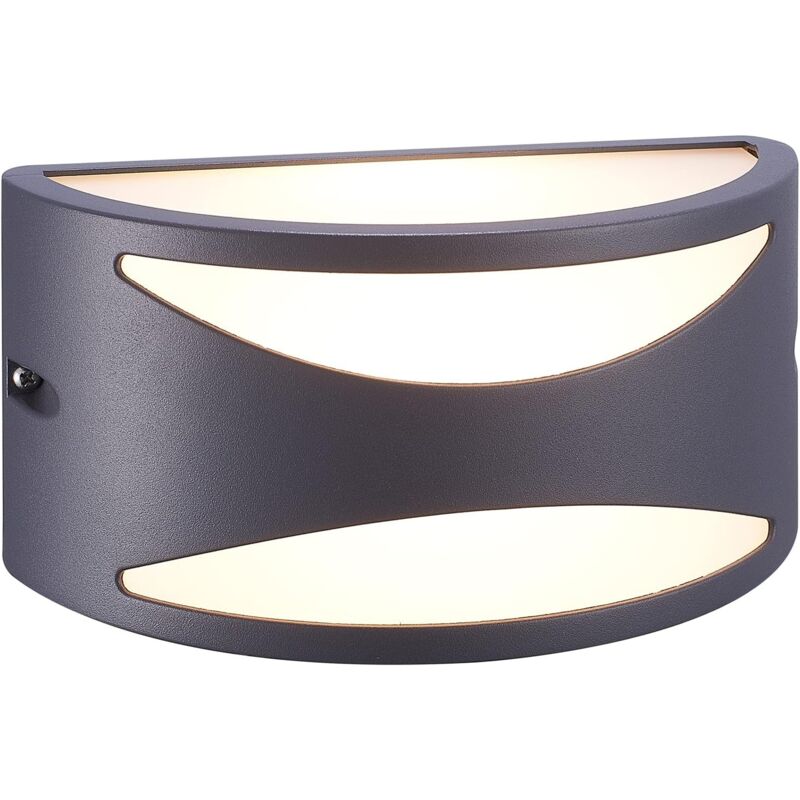foto del prodotto comely applique murale esterna, lampada esterna in alluminio impermeabile ip54, nera per villa, giardino, scale portalampada e27 ampolla non