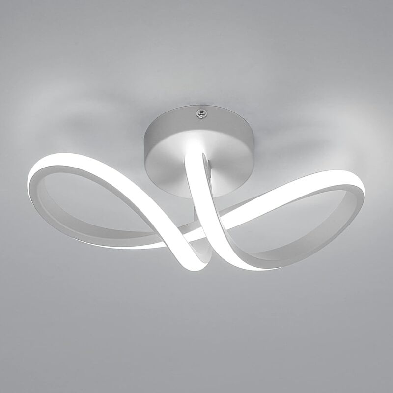 foto del prodotto comely applique murale led moderna 20w in alluminio, lampada da soffitto led a forma di 8, l29xw10cm, per corridoio, soggiorno, camera da letto,
