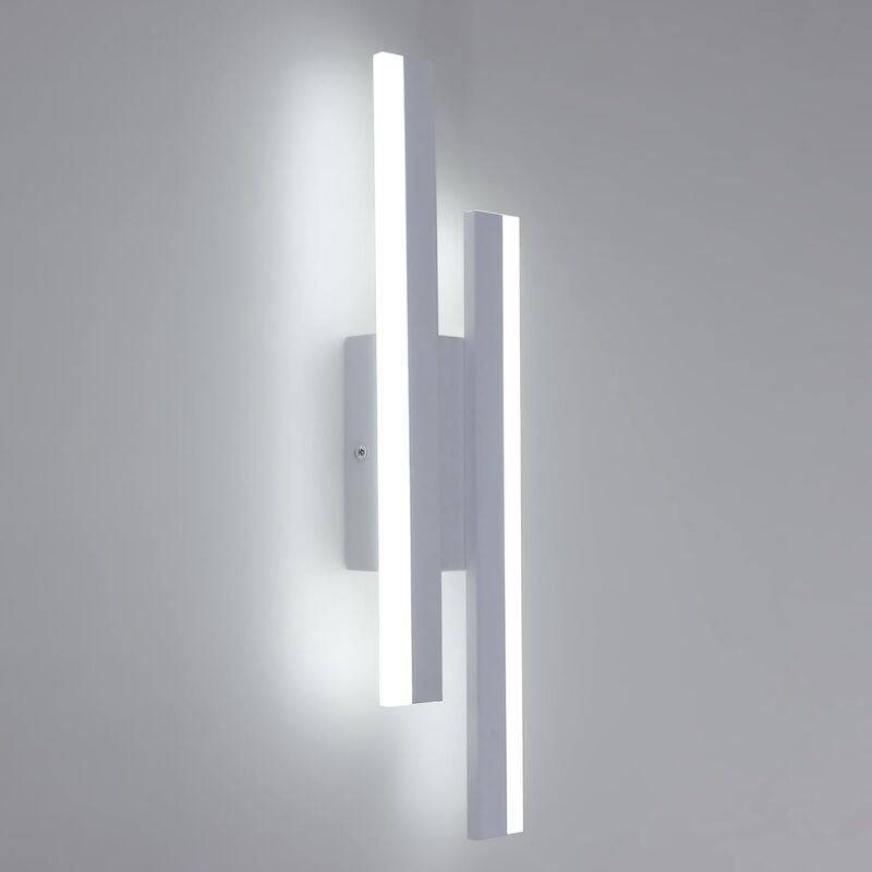 foto del prodotto comely lampada da parete a led per interni, 16w 1800lm, lampada da parete lunga dal design moderno, lampada da parete a led in alluminio acrilico,