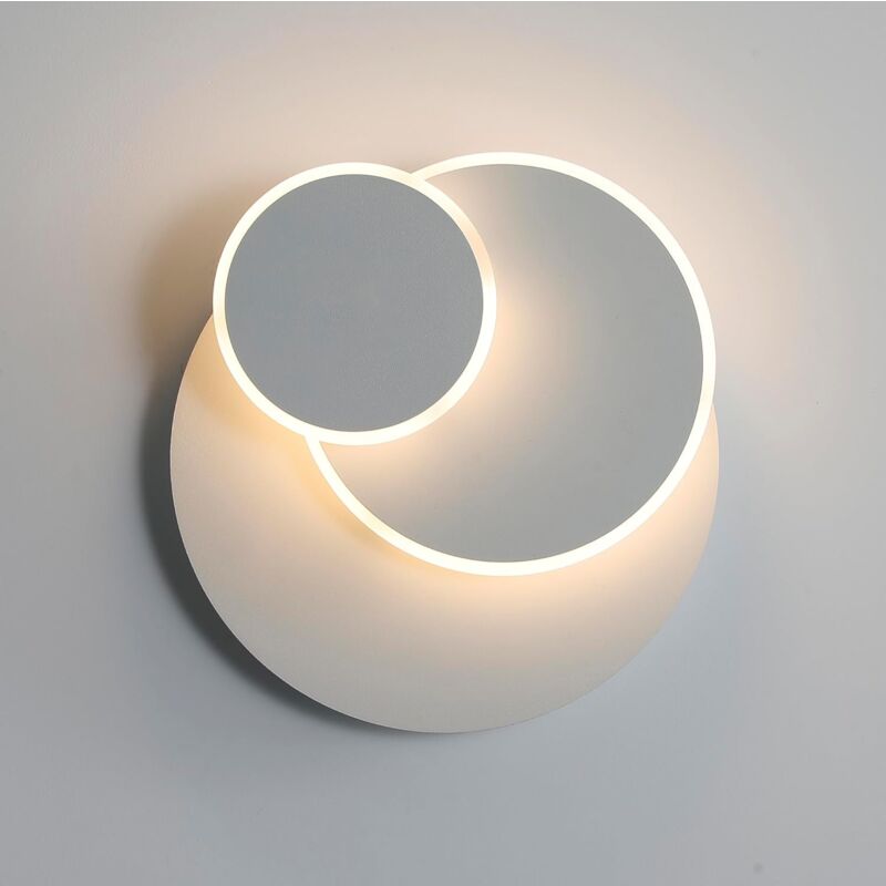 foto del prodotto comely led wall light, modern interior wall lamp 15w, creative eclipse 3 in 1 350 rotating wall light, 3000k hot white light, lighting light for
