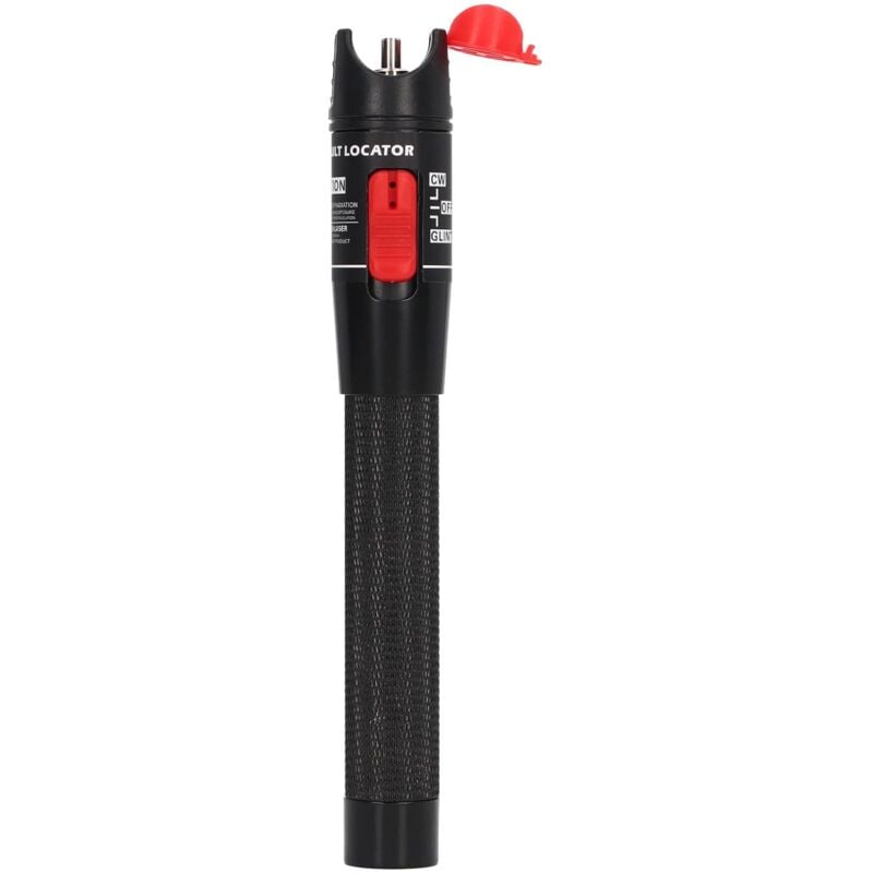 foto del prodotto comely localizzatore di difetti visivi fibra ottica 10mw, tester fibra ottica nero facile da usare manico antiscivolo per manutenzione ht 50