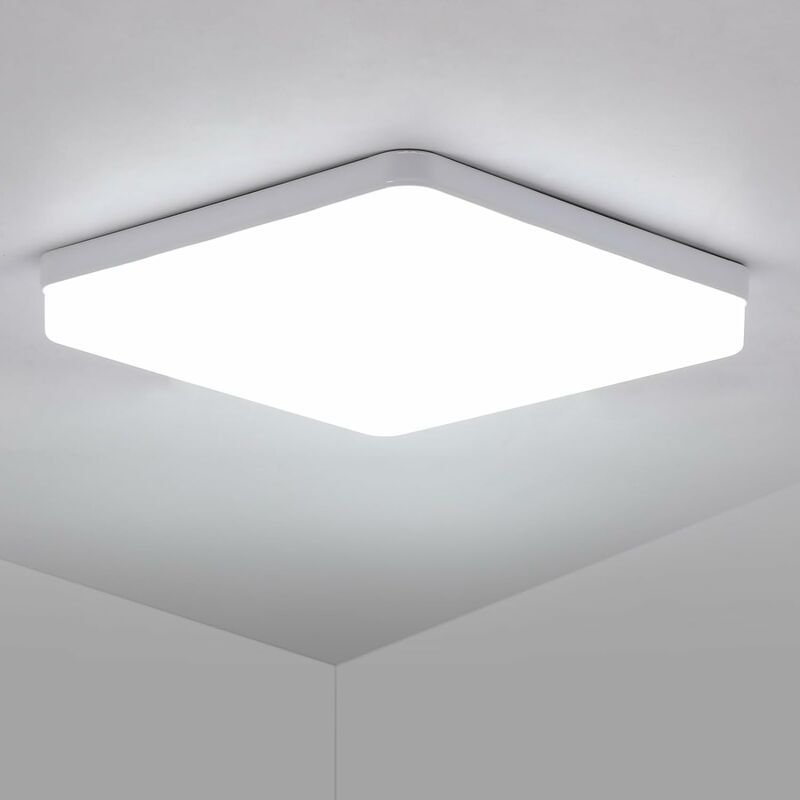 foto del prodotto comely luce a soffitto a led comey carr 36w 6500k bianco bianco iproule ip40 led ip40, moderna luce del soffitto a led per bagno, camera da letto,