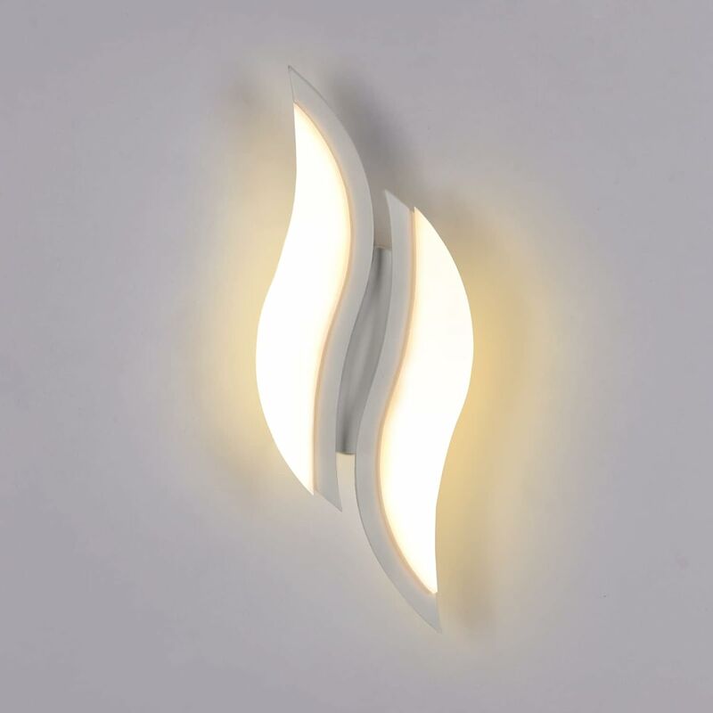 foto del prodotto comely luce murale interna, moderno led a parete mormorale da 20 w, luci da parete 3000k luce bianca calda per camera da letto, soggiorno