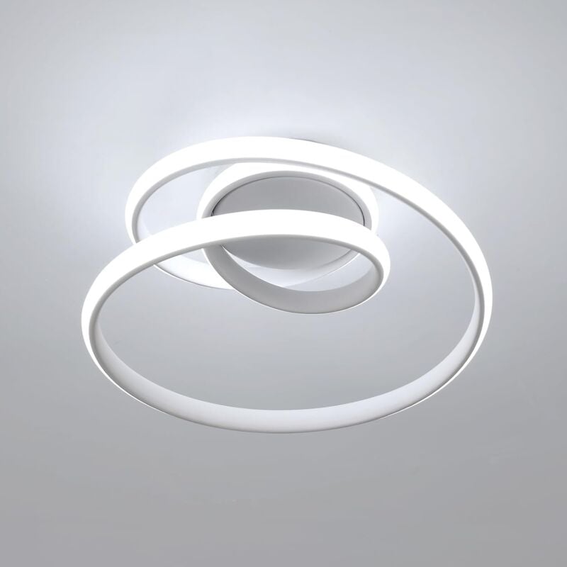 foto del prodotto comely moderna plafoniera a led, 36w 4000lm plafoniera 6500k, lampada da soffitto a led bianca a forma di spirale creativa per camera da letto,