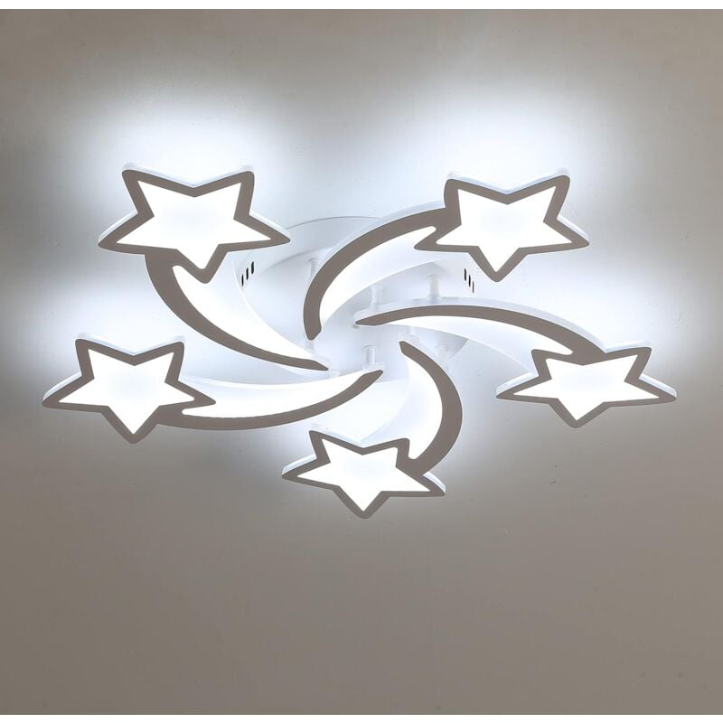 foto del prodotto comely plafoniera a led, moderna lampada da soffitto 60w 5400lm, lampada da soffitto a led bianca itedda 6000k per soggiorno camera da letto sala