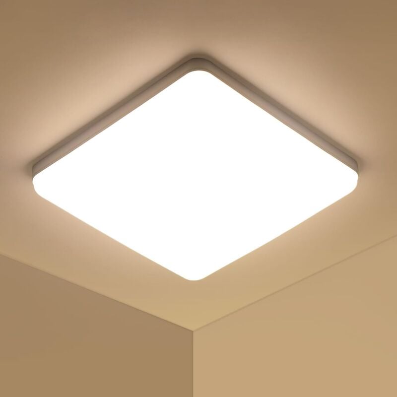 foto del prodotto comely plafoniera a led, pannello led da 36 w, lampade da soffitto moderne quadrate, plafoniera in acrilico per bagno, soggiorno, cucina, camera da