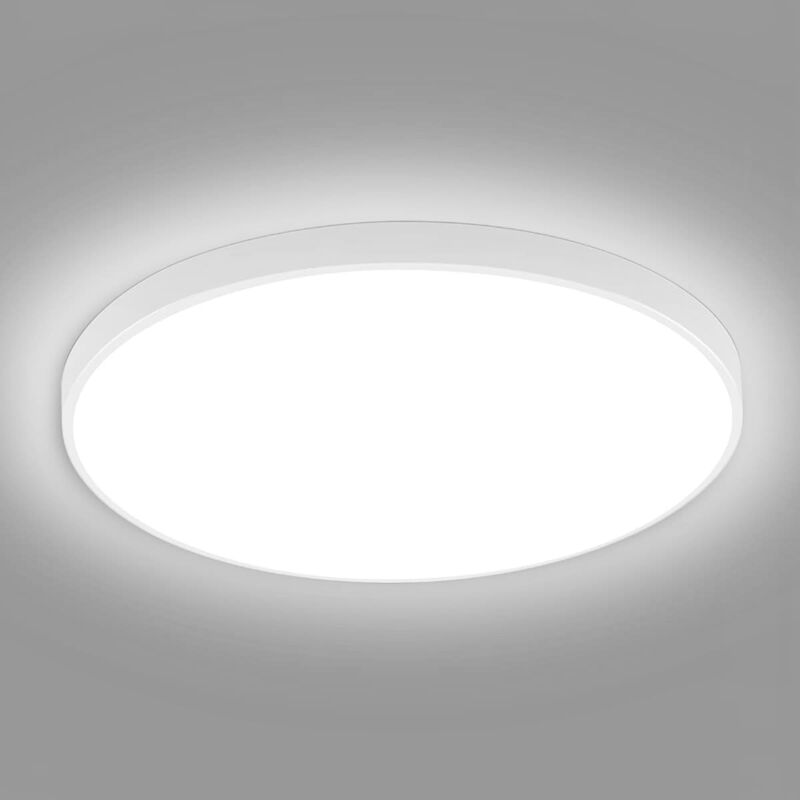 foto del prodotto comely plafoniera led 27cm plafoniera led 24w 6500k ip54 lampada da soffitto led per bagno camera cucina