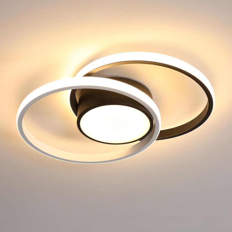 foto del prodotto comely plafoniera led, lampada da soffitto rotonda 42w, plafoniera moderna per corridoio camera da letto bagno cucina soggiorno, luce calda 3000k,