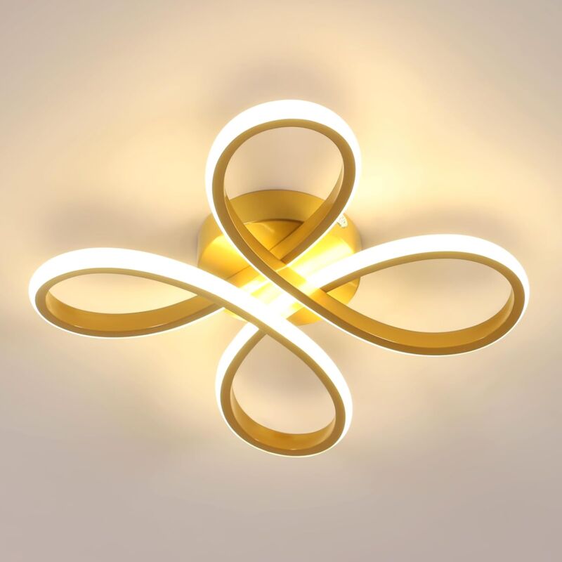 foto del prodotto comely plafoniera led moderna, lampada da soffitto 30w 3375lm, plafoniera led per camera da letto soggiorno, sala da pranzo cucina, luce calda