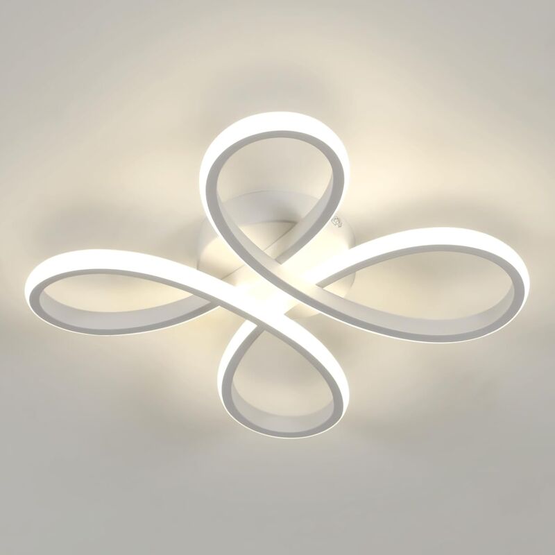 foto del prodotto comely plafoniera led moderna, lampada da soffitto 30w 3400lm, plafoniera led per camera da letto soggiorno, sala da pranzo cucina, luce neutra