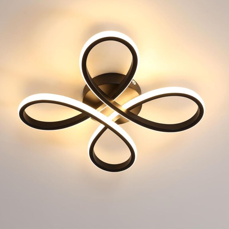 foto del prodotto comely plafoniera led moderna, lampada da soffitto design floreale 30w, lampada da soffitto a led per camera da letto, salotto, sala da pranzo,
