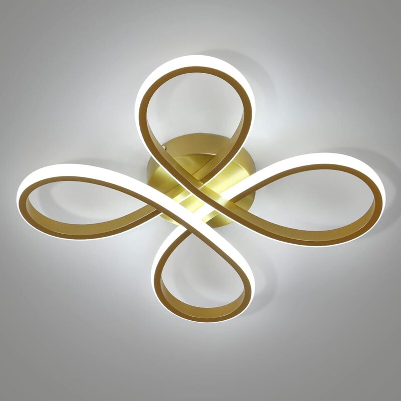 foto del prodotto comely plafoniera led moderna, lampada da soffitto design floreale 30w, lampada da soffitto a led per camera da letto, salotto, sala da pranzo,
