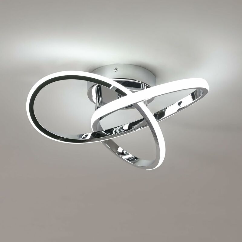 foto del prodotto comely plafoniera led moderna, lampada da soffitto led creativa in alluminio 30w, lampadario per cucina, soggiorno, camera da letto, sala da pranzo