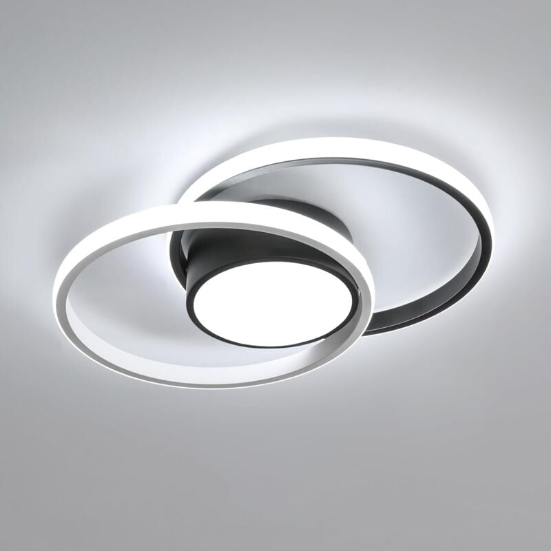 foto del prodotto comely plafoniera led moderna per soggiorno, luminaria da soffitto per cucina, lampada da soffitto rotonda per camera e soggiorno, diametro 40cm