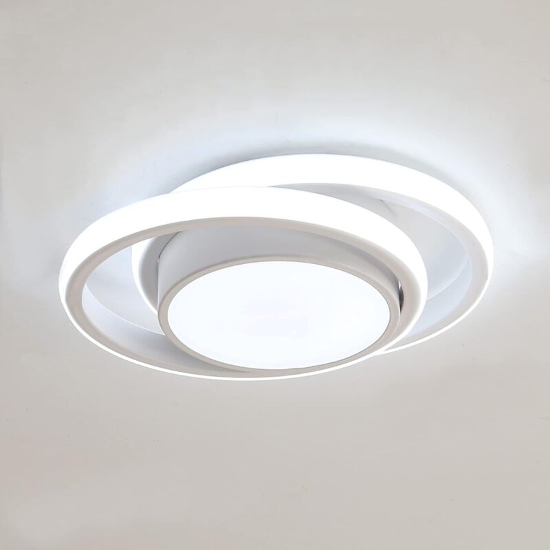 foto del prodotto comely plafoniera led rotonda 32w 2350lm, lampada da soffitto moderna per corridoio, camera da letto, bagno, cucina, soggiorno, diametro 27cm