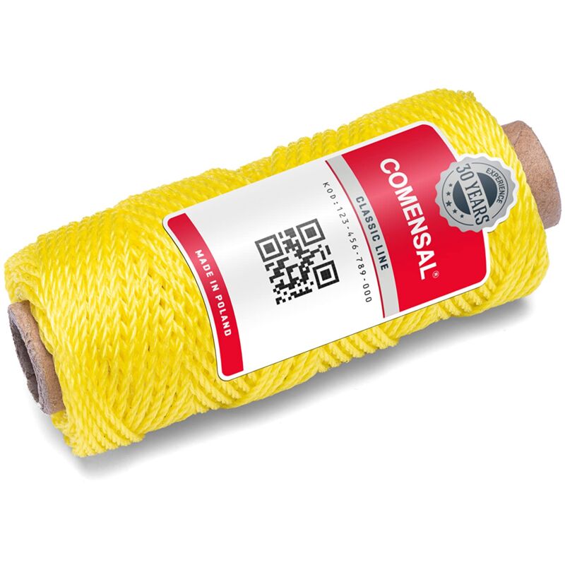 foto del prodotto comensal corde per muratura 40 m cavo da muratore filo da muratore spago di mason resistente allo strappo e affidabile made in eu