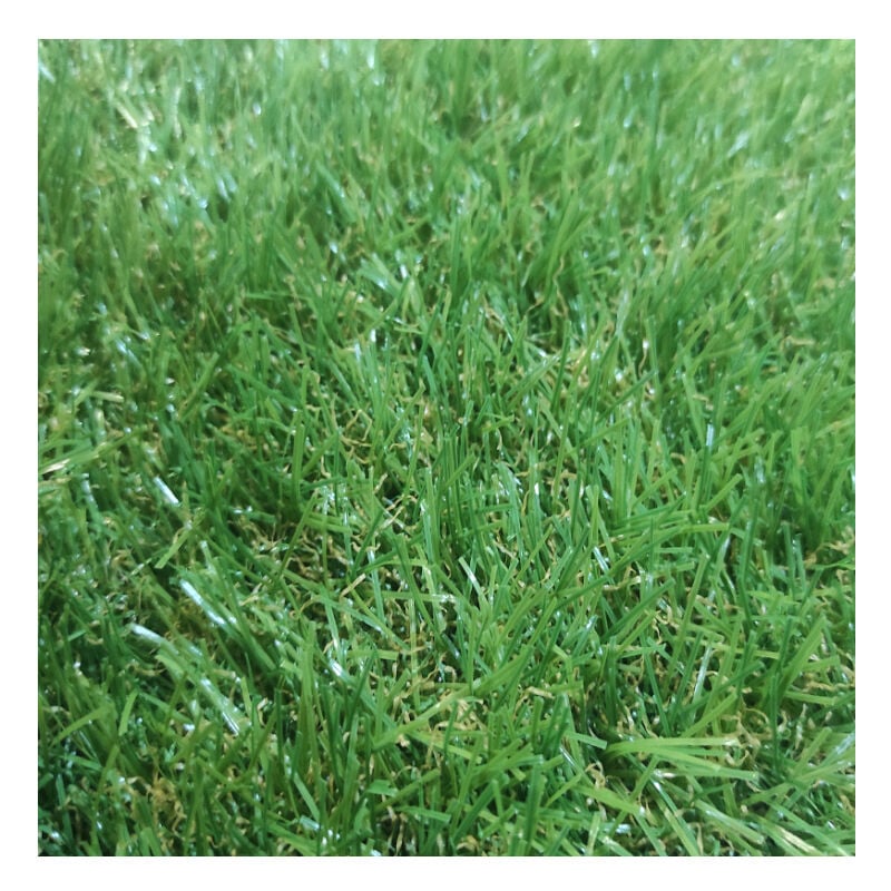 foto del prodotto comercial candela erba sintetica 2x10m 20mm liscio soffice giardino esterno tipo quattro toni