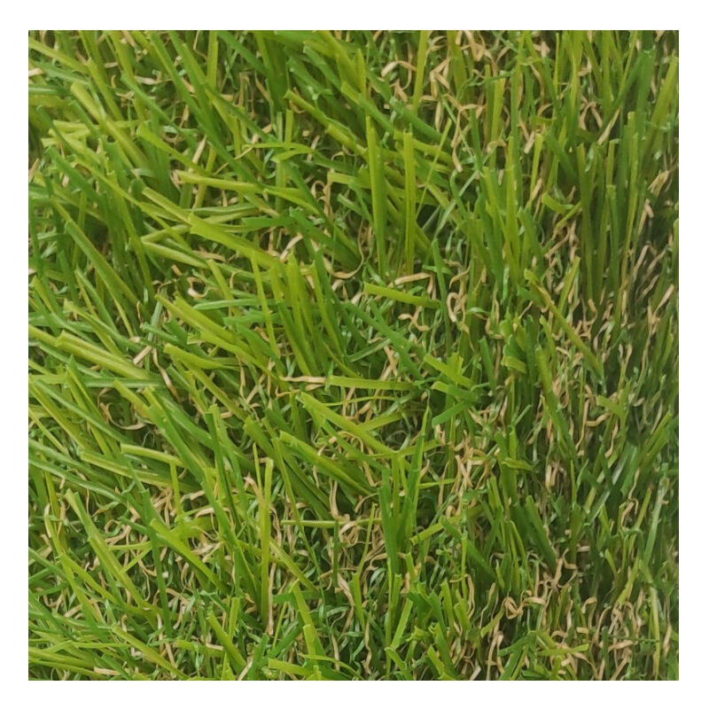 foto del prodotto comercial candela erba sintetica 2x10m 30mm liscio soffice giardino esterno tipo quattro toni