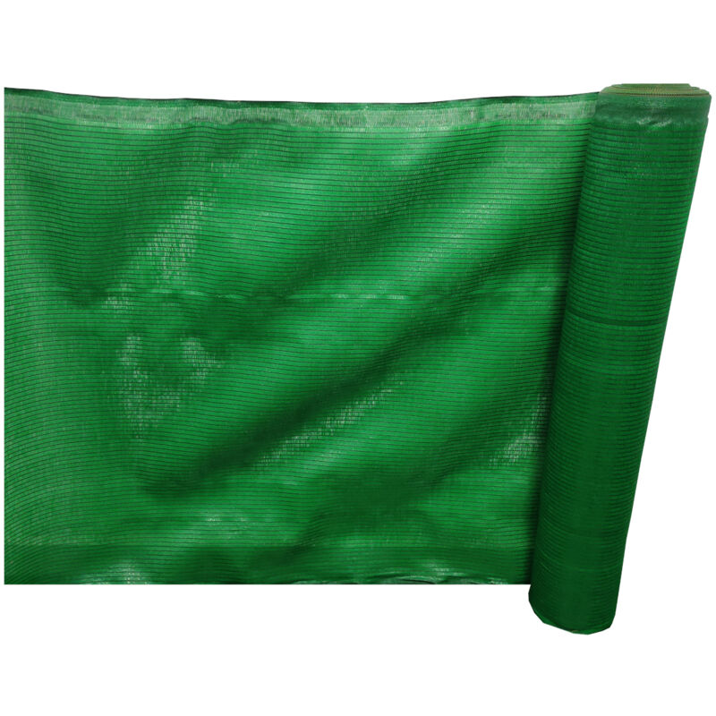 foto del prodotto comercial candela - rete ombreggiante 3x50 m 100 poliammide alta densità 80 occultamento rete frangivento verde