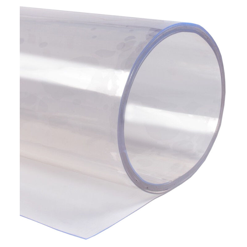 foto del prodotto comercial candela tovaglia tavolo trasparente spessore 15 microns 140x140cm 100 pvc gomma protettore per mobili